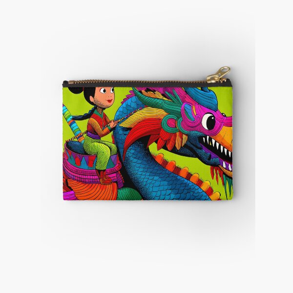 Item preview, Colorful Dragon Ride with a Brave Young Girl designed and sold by Artessie.