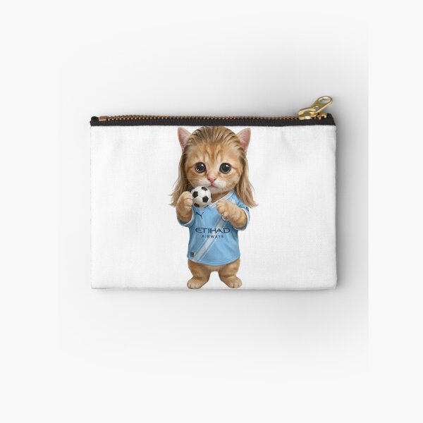 Item preview, Cute Blonde Soccer Kitten Sports Player Art designed and sold by Alaric4you.