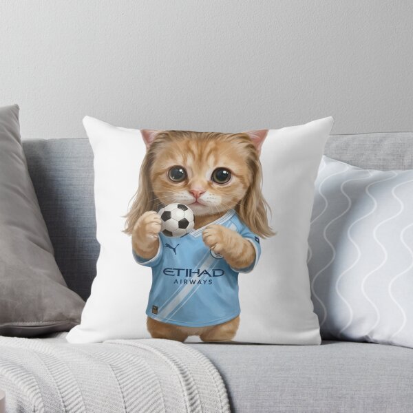 Item preview, Cute Blonde Soccer Kitten Sports Player Art designed and sold by Alaric4you.