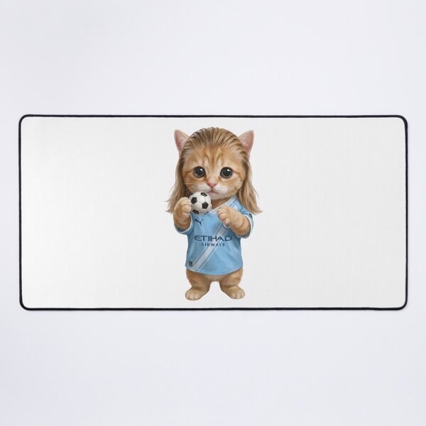 Item preview, Cute Blonde Soccer Kitten Sports Player Art designed and sold by Alaric4you.