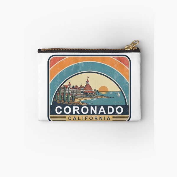 Item preview, Coronado California Vintage Hotel Beach Sunset Badge designed and sold by LittleArij.