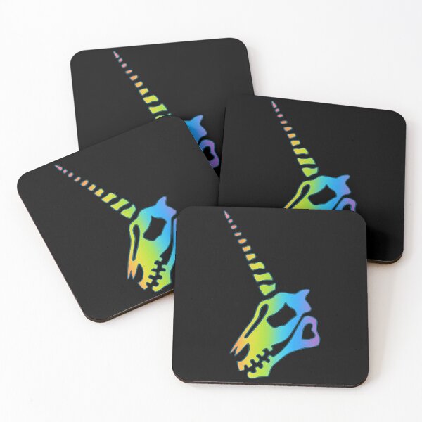 Item preview, Multicolored unicorn skull designed and sold by Lagueny.