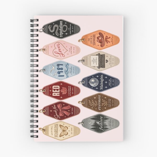 Item preview, Taylor Swift Albums Eras Motel Keys Vintage Music sticker pack designed and sold by taylorvinyls.