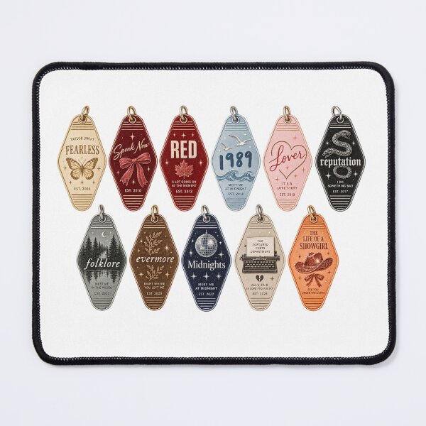 Item preview, Taylor Swift Albums Eras Motel Keys Vintage Music sticker pack designed and sold by taylorvinyls.