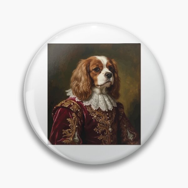 Item preview, Regal Cavalier King Charles Spaniel Renaissance Portrait designed and sold by Arc2020.