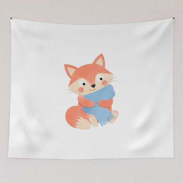 Item preview, Fox with the Folded Scarf designed and sold by The-Art-of-D.