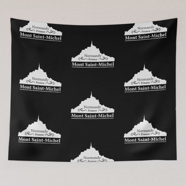 Item preview, Mont Saint Michel Silhouette designed and sold by MySimpleFlow.