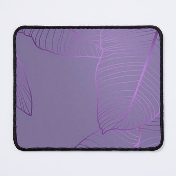 Item preview, Purple Line Art Tropical Leaves — Purple Palm Leaves Botanical Pattern designed and sold by LYAN-STORE.