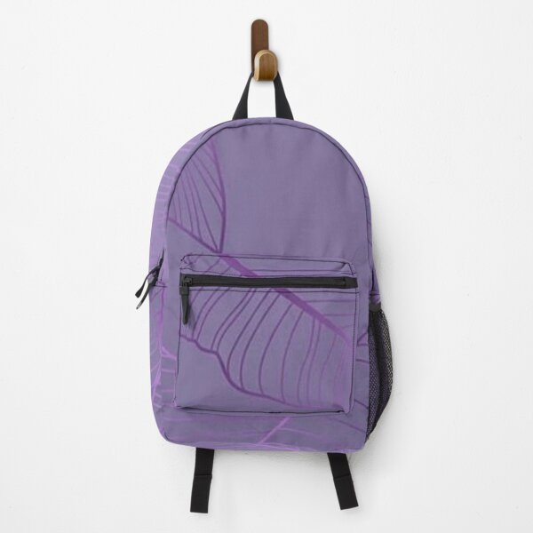 Item preview, Purple Line Art Tropical Leaves — Purple Palm Leaves Botanical Pattern designed and sold by LYAN-STORE.