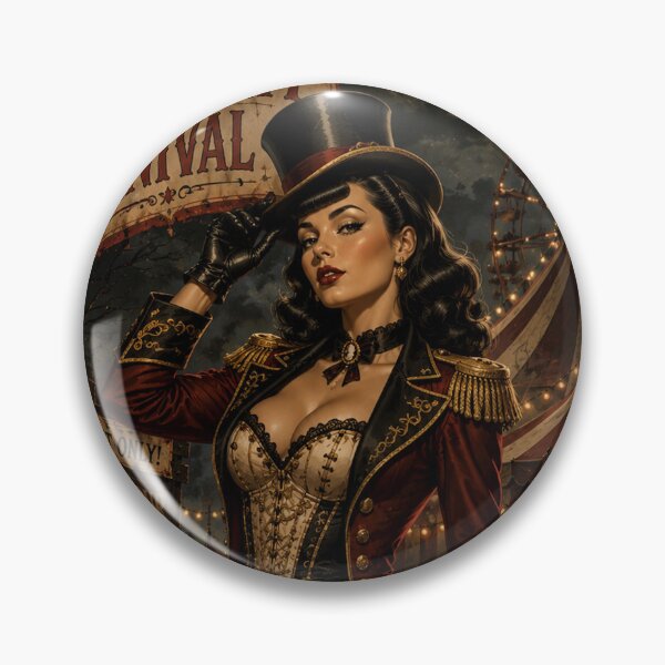 Item preview, Madame Nocturne’s Midnight Carnival – Gothic Circus Ringmaster designed and sold by MissSaylor.
