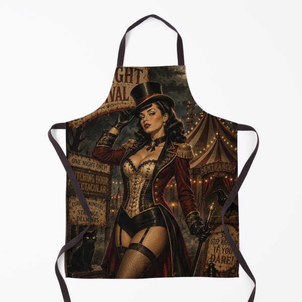 Item preview, Madame Nocturne’s Midnight Carnival – Gothic Circus Ringmaster designed and sold by MissSaylor.