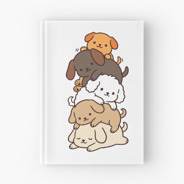 Item preview, Cute Puppy Stack – Kawaii Stacked Dogs designed and sold by AliveStyle.