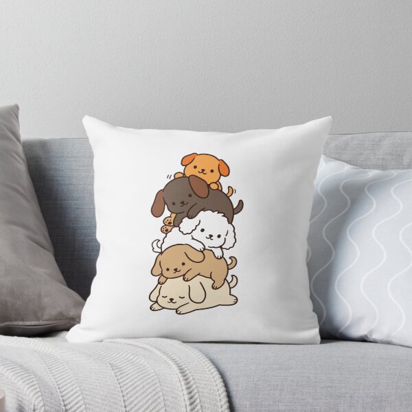 Item preview, Cute Puppy Stack – Kawaii Stacked Dogs designed and sold by AliveStyle.