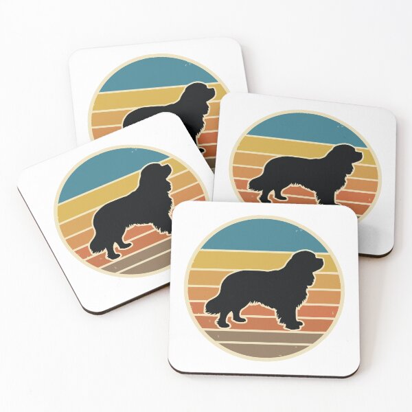 Item preview, Retro Sunset Cavalier King Charles Spaniel Vintage designed and sold by Arc2020.