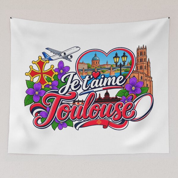 Item preview, I love you Toulouse – women's clothing Toulouse, women's accessories designed and sold by POP FACTORY.