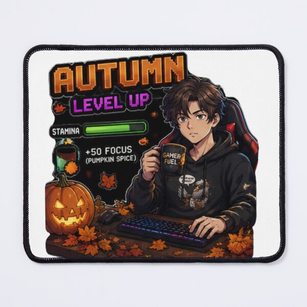 Item preview, Autumn Level Up Gamer Anime Boy Design | PRO Gamer Club Pumpkin Spice Focus designed and sold by DailyStruggleCo.