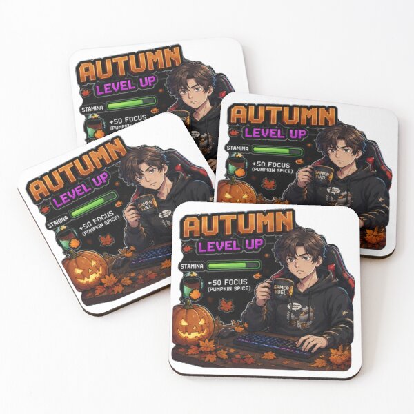 Item preview, Autumn Level Up Gamer Anime Boy Design | PRO Gamer Club Pumpkin Spice Focus designed and sold by DailyStruggleCo.