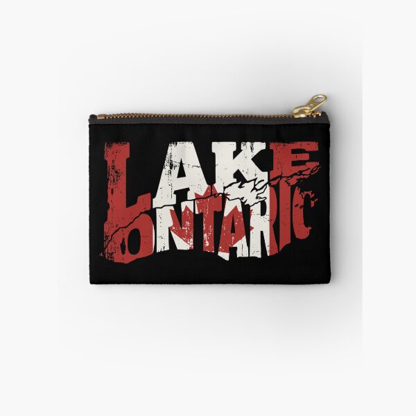 Item preview, Lake Ontario Canada Flag Map designed and sold by Travelpeak.