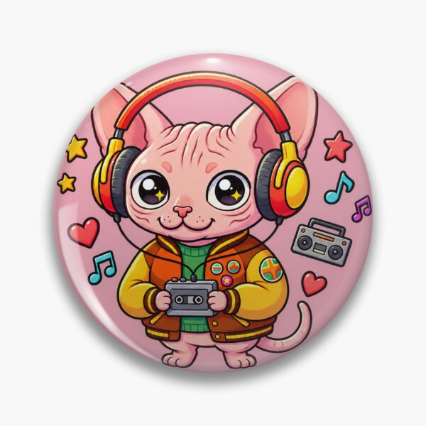 Item preview, Retro Sphynx Cat Vibes designed and sold by lungpleecha.