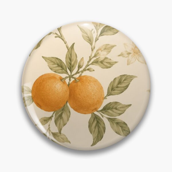Item preview, Vintage Orange Tree Citrus Pattern — Rustic Botanical Blossom Art designed and sold by LYAN-STORE.