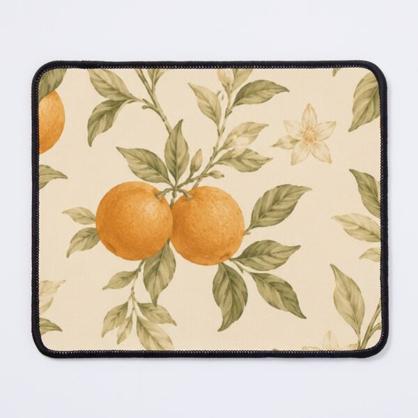 Item preview, Vintage Orange Tree Citrus Pattern — Rustic Botanical Blossom Art designed and sold by LYAN-STORE.