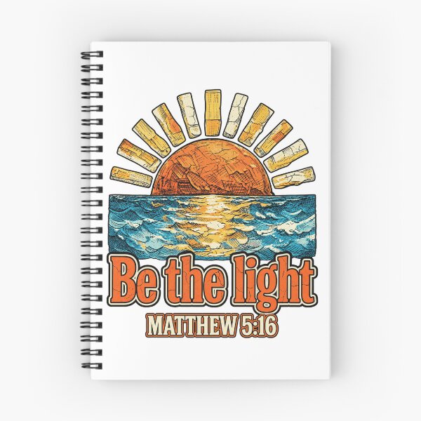 Item preview, Be The Light Matthew 5 16 Christian Retro Sunset Design designed and sold by luffyShop1.