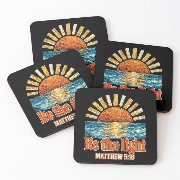 Item preview, Be The Light Matthew 5 16 Christian Retro Sunset Design designed and sold by luffyShop1.