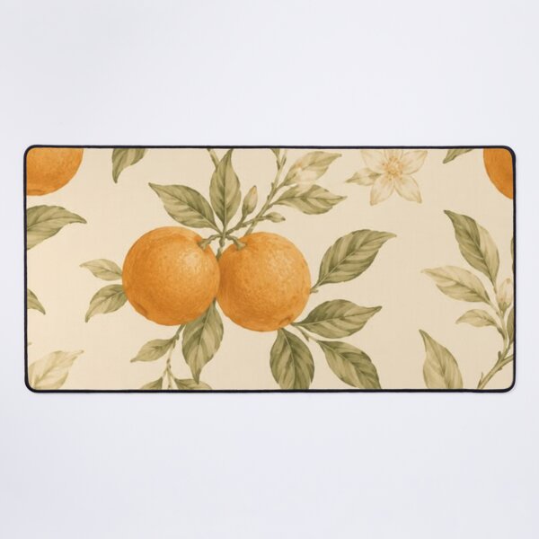 Item preview, Vintage Orange Tree Citrus Pattern — Rustic Botanical Blossom Art designed and sold by LYAN-STORE.