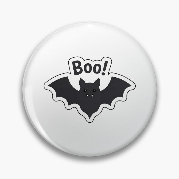 Item preview, Boo Spooky Bat - Kawaii Halloween Animal Typography Sticker designed and sold by SimpleP.