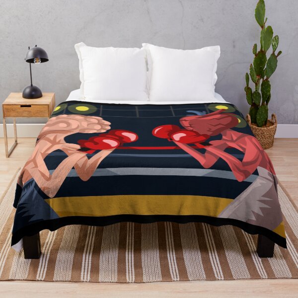 Item preview, boxers with brain and heart heads fighting between logic and emotion designed and sold by matintheworld ( delcarmat ).