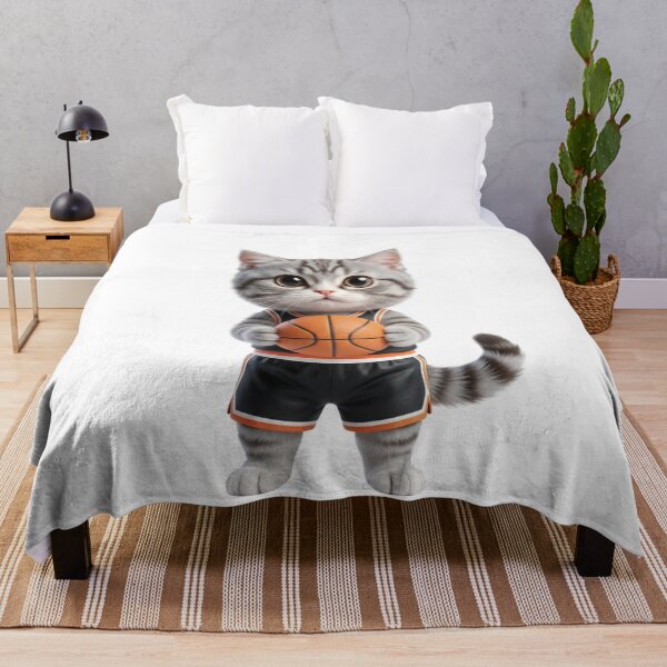 Item preview, Cute Basketball Kitten Let's Play Design designed and sold by Alaric4you.
