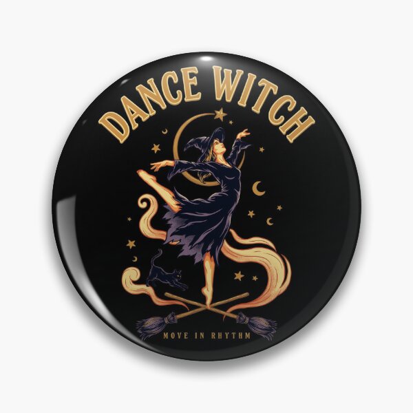 Aperçu de l'œuvre T-shirt Dance Witchcore | T-shirt graphique Halloween Move With The Moon v16 créée et vendue par DarylWelsh2024.
