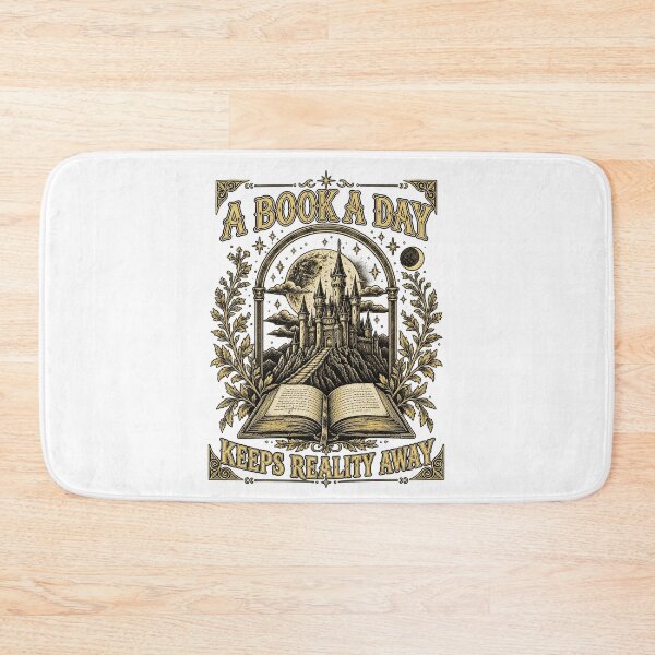 Item preview, A Book A Day Keeps Reality Away Dark Academia Reading Design designed and sold by luffyShop1.
