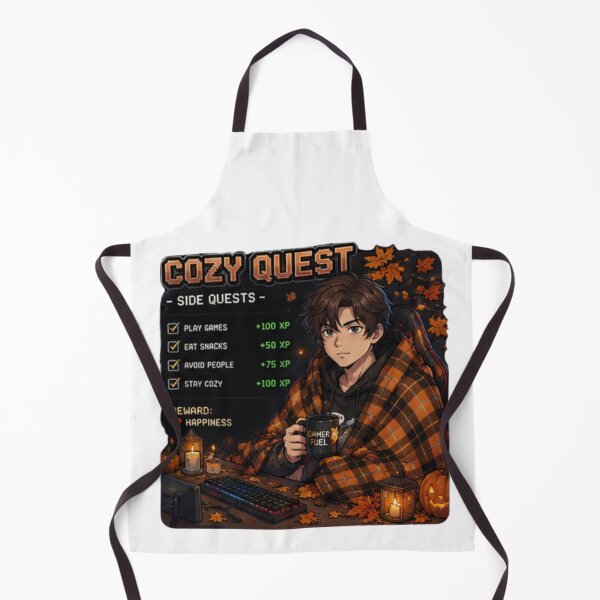 Item preview, Cozy Quest Side Quests Gamer Anime Boy Design | PRO Gamer Club Autumn XP designed and sold by DailyStruggleCo.