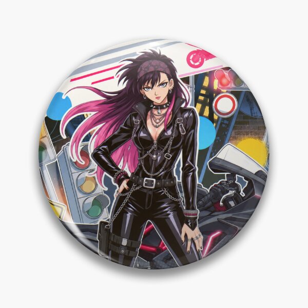 Item preview, Anime Biker Girl | Sport Motorcycle Rider | Cyberpunk Motorcycle Illustration designed and sold by GarnerSupplyCo.