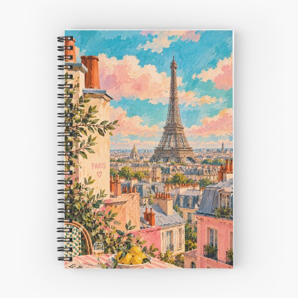 Item preview, Eiffel Tower – Colorful Maximalist Landscape Wall Art designed and sold by Quiet Sun.
