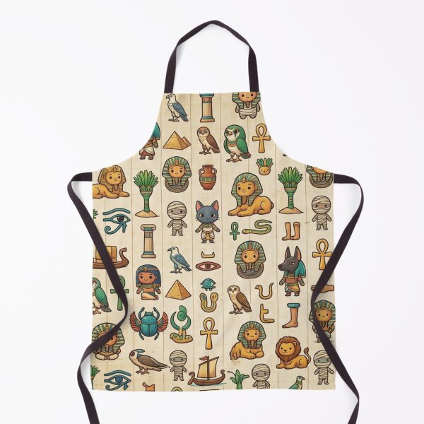 Item preview, Cute Egyptian Icons Pattern designed and sold by lungpleecha.