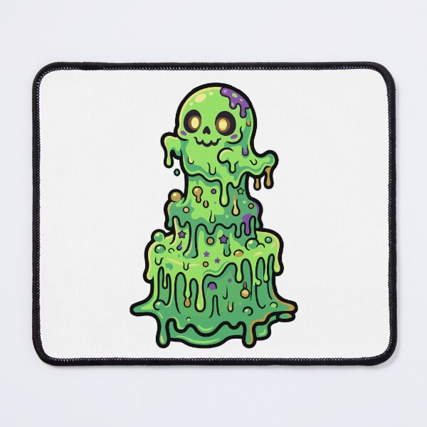 Item preview, Cute Melting Slime Skull – Kawaii Toxic Green designed and sold by AliveStyle.