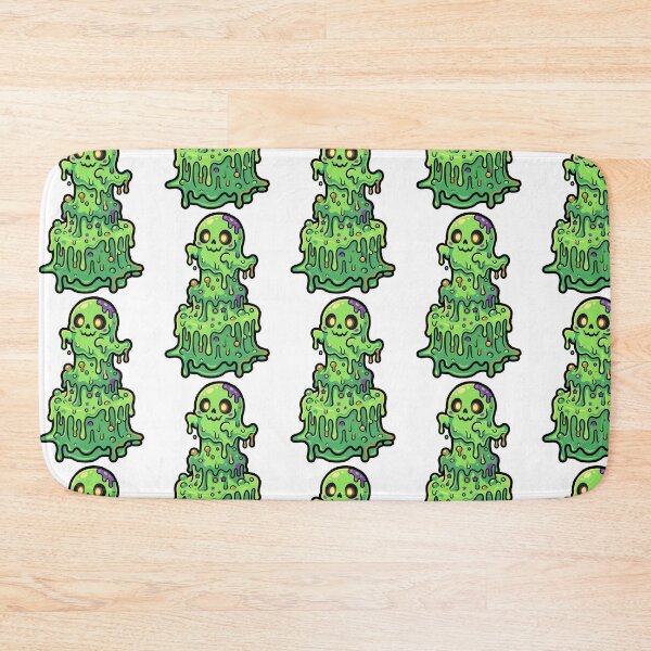 Item preview, Cute Melting Slime Skull – Kawaii Toxic Green designed and sold by AliveStyle.
