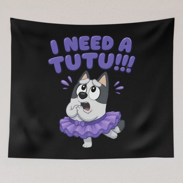 Item preview, Bingo Bluey I Need A Tutu Funny Dog Cartoon designed and sold by visionnen.