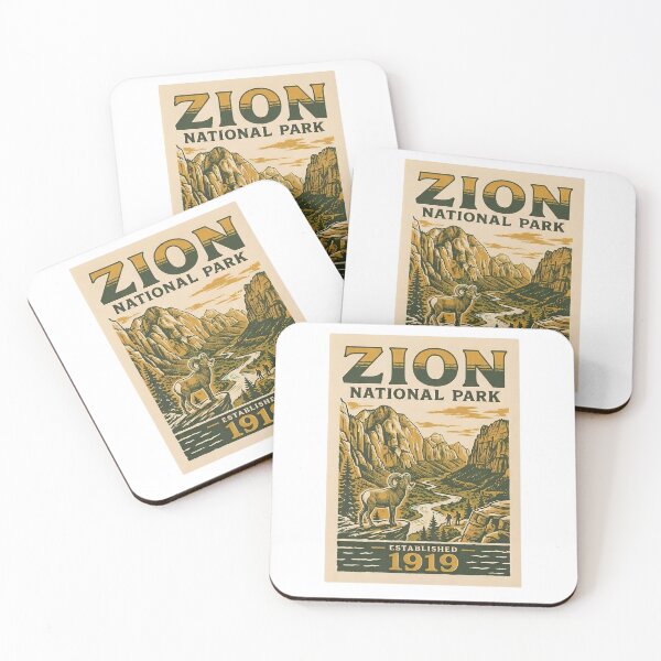 Item preview, Zion National Park Utah Vintage Desert Canyon designed and sold by LittleArij.