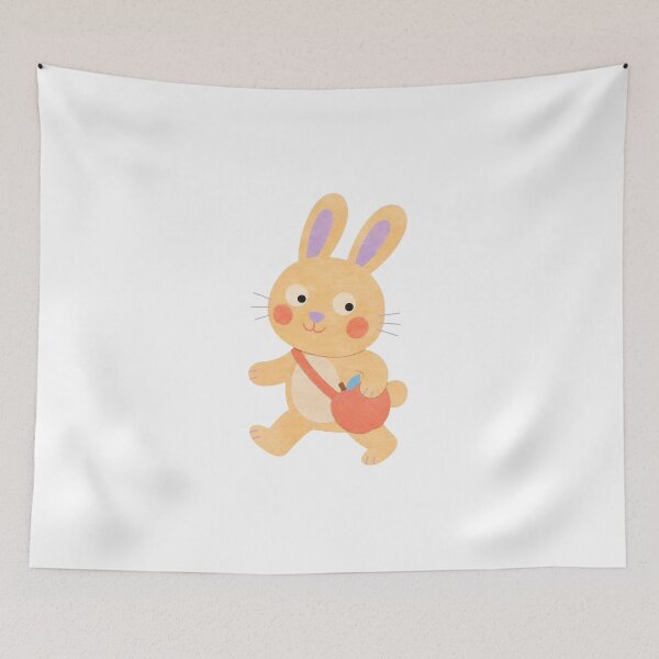 Item preview, Rabbit with an Apple Satchel designed and sold by The-Art-of-D.