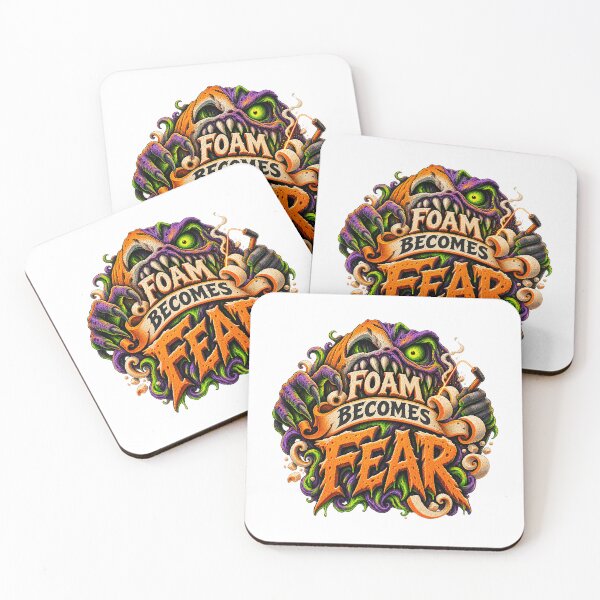 Item preview, Foam Becomes Fear Monster Workshop designed and sold by UrbanCanvvas.