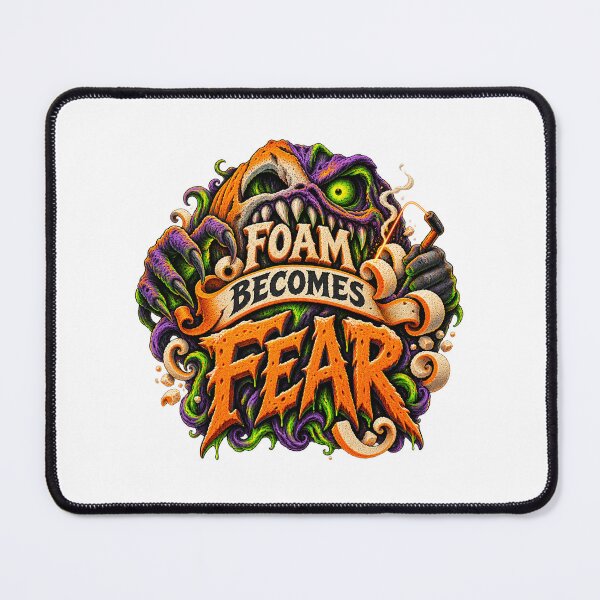 Item preview, Foam Becomes Fear Monster Workshop designed and sold by UrbanCanvvas.