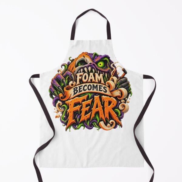 Item preview, Foam Becomes Fear Monster Workshop designed and sold by UrbanCanvvas.