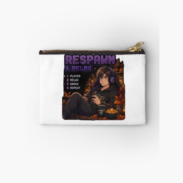 Item preview, Respawn and Relax Gamer Anime Boy Design | PRO Gamer Club Cozy Autumn Vibes designed and sold by DailyStruggleCo.