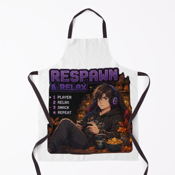 Item preview, Respawn and Relax Gamer Anime Boy Design | PRO Gamer Club Cozy Autumn Vibes designed and sold by DailyStruggleCo.