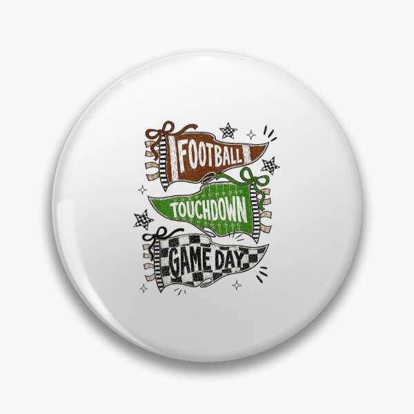 Item preview, Football Touchdown Game Day Pennant Flags Sports Retro Design designed and sold by SmithOscarShop.