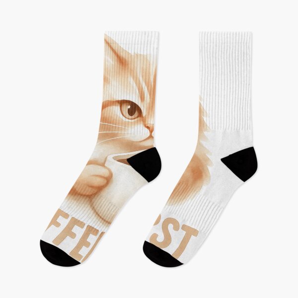 Item preview, Coffee First Fluffy Cat designed and sold by RAJASWARSTORE.