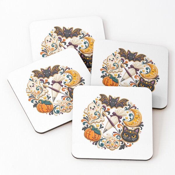 Item preview, Halloween Royal Icing Cookie Wreath designed and sold by UrbanCanvvas.